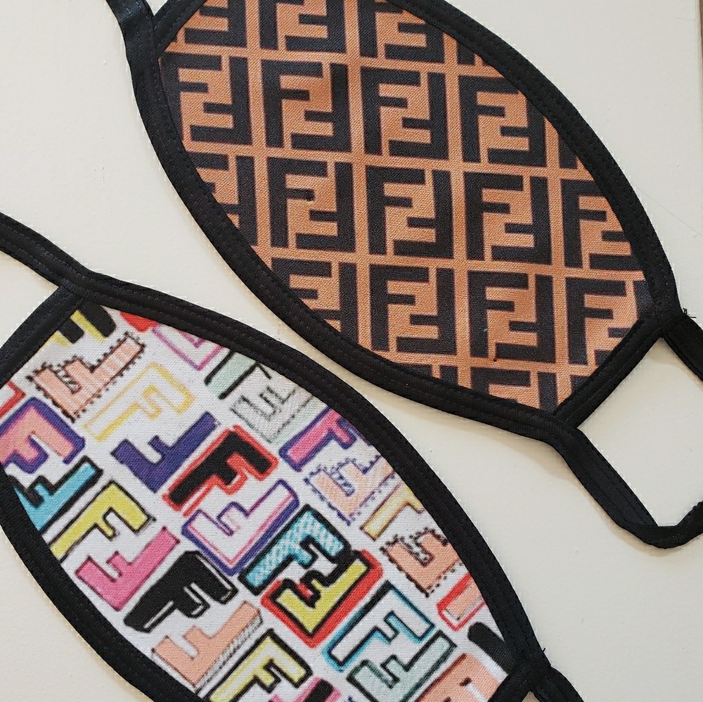 Custom Fashion Face Masks 2pk